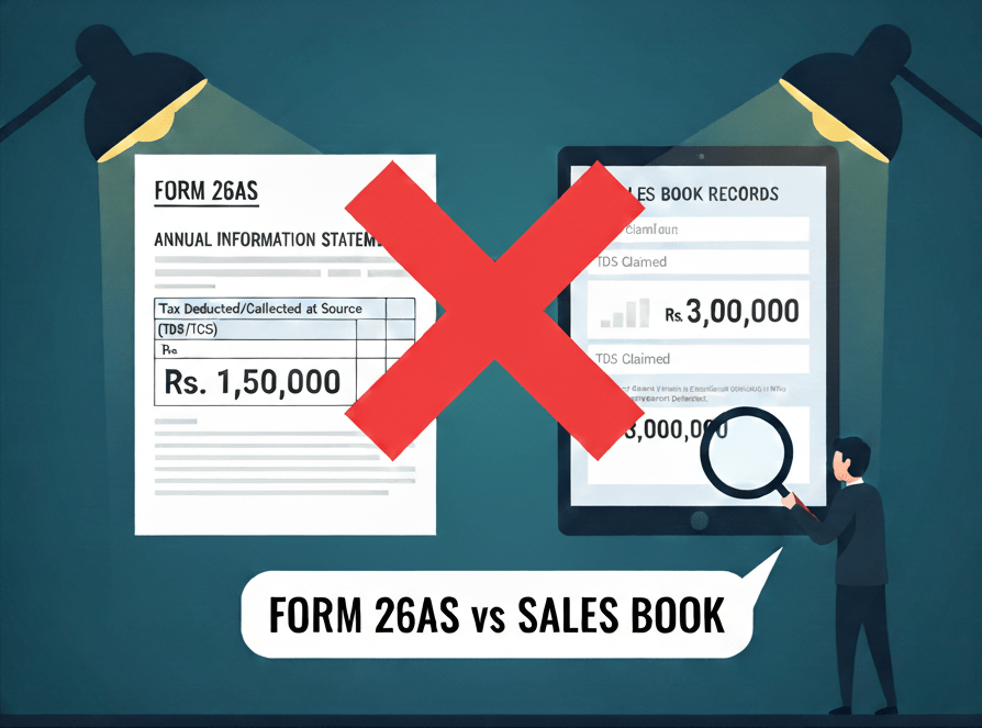 Tax Credit Mismatch with Form 26as